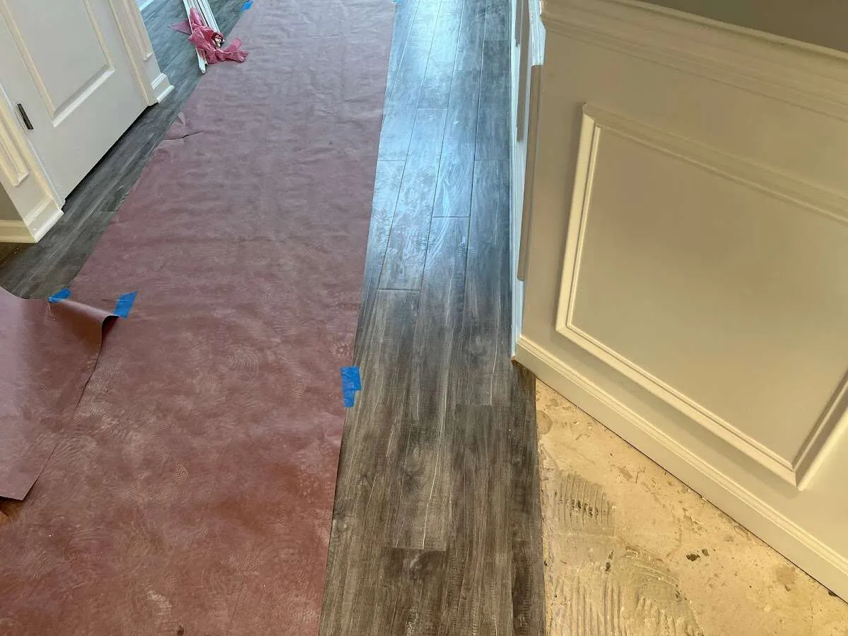 Completed marble shower restoration in Walnut